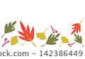 Fallen leaf frame material 142386449