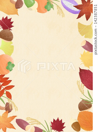 Autumn Fruit Frame Autumn Fruit Frame 142387851