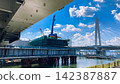 [Shuto Expressway K1 Haneda Line] Daishi Bridge Replacement Project: Autumn 2024 - Demolition site of the old bridge and the view of the Tama River (16:9) 142387887