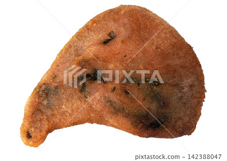 Fried Chinese Chives Pancake isolated on white background Fried Chinese Chives Pancake isolated on white background 142388047