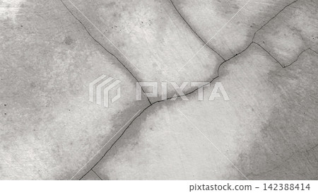 Cracked concrete surface with water stains Cracked concrete surface with water stains 142388414