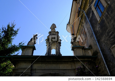 Saints Peter and Paul Cathedral Historic Catholic Church in Kamianets Podilskyi Ukraine on Sunny Day Saints Peter and Paul Cathedral Historic Catholic Church in Kamianets Podilskyi Ukraine on Sunny Day 142388694