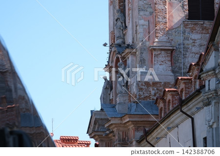Historic Saint Nicholas Church and Dominican Monastery in Kamianets Podilskyi Ukraine Historic Saint Nicholas Church and Dominican Monastery in Kamianets Podilskyi Ukraine 142388706