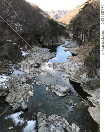 Winter at Ryuo Gorge (Nikko City, Tochigi Prefecture) Winter at Ryuo Gorge (Nikko City, Tochigi Prefecture) 142388775
