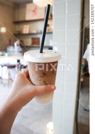 iced coffee , iced latte coffee or iced mocha coffee iced coffee , iced latte coffee or iced mocha coffee 142389707