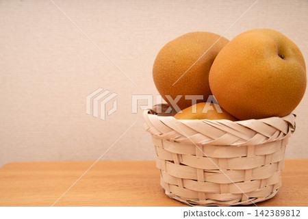 Pears in a basket (copy space available) Pears in a basket (copy space available) 142389812