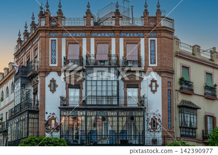 Ornate Corner Building Ornate Corner Building 142390977