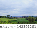 Green fields and rural settlements near Aachen 142391261