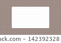 Mocha brown dotted grid, horizontal memo frame, composition that makes the grid appear wider. 142392328