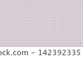 Lavender greige dotted grid pattern, full surface, with a reddish-brown polka dot background. 142392335