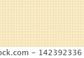 Lemon cream dotted grid pattern, full surface, with a reddish-brown polka dot background. 142392336