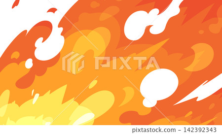 大型火焰背景插畫_16:9 142392343
