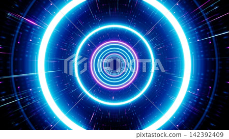 Neon Circle Light Hole Neon Circle Light Hole 142392409