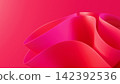 Modern fashion backdrop displaying an intricate texture of concentric fabric waves and folds. 142392536