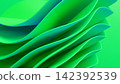 Minimalist luxury background showcasing concentric circular folds of smooth flowing silk fabric. 142392539