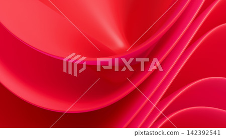 Minimalist luxury background showcasing concentric circular folds of smooth flowing silk fabric. Minimalist luxury background showcasing concentric circular folds of smooth flowing silk fabric. 142392541