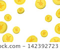 A background with many three-dimensional circle symbols floating around. 142392723