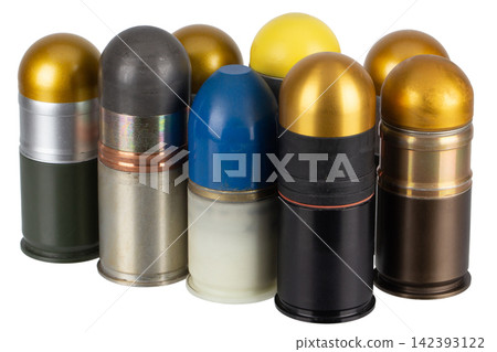40 mm grenade rounds for automatic grenade launcher 40 mm grenade rounds for automatic grenade launcher 142393122