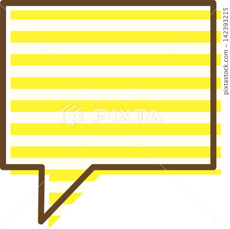 Individual speech bubble icons with patterns 142393215
