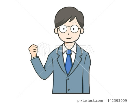 一位積極進取的年輕男教師(講師),負責教導學生。 一位積極進取的年輕男教師(講師),負責教導學生。 142393909