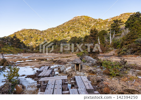 Yakushima World Natural Heritage Site: Hana-no-e River and Shrine (Winter) Yakushima World Natural Heritage Site: Hana-no-e River and Shrine (Winter) 142394250