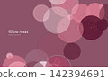 Abstract modern background design with overlapping translucent circles. 142394691