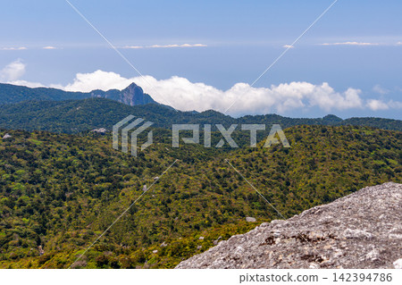 Yakushima World Natural Heritage Site: Spectacular view from Mt. Kuromidake (Spring) Yakushima World Natural Heritage Site: Spectacular view from Mt. Kuromidake (Spring) 142394786