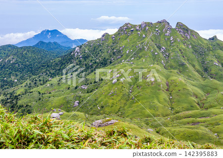 Yakushima World Natural Heritage Site: The majestic view of Mt. Nagata (Summer) Yakushima World Natural Heritage Site: The majestic view of Mt. Nagata (Summer) 142395883