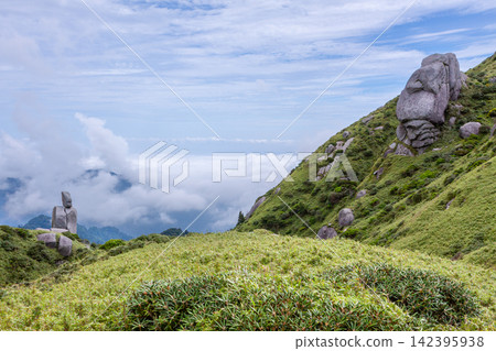屋久島世界自然遺產:花崗岩地形(夏季) 屋久島世界自然遺產:花崗岩地形(夏季) 142395938