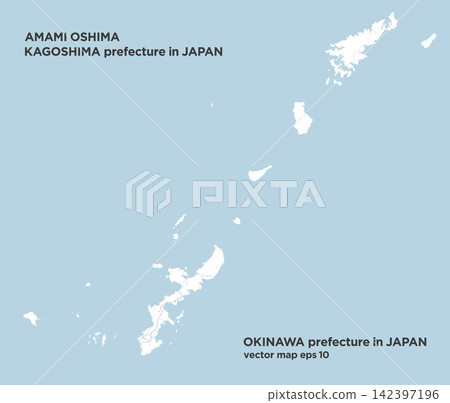 A simple roadmap for Okinawa and Amami Oshima in Japan 142397196