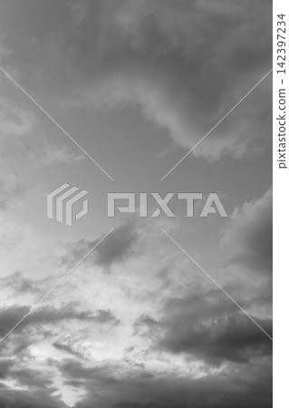 12 stunning monochrome images of clouds and blue sky at a summer sunset. 12 stunning monochrome images of clouds and blue sky at a summer sunset. 142397234