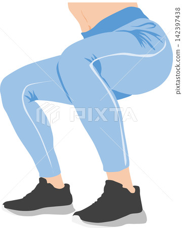 Illustration of a woman on a diet Illustration of a woman on a diet 142397438