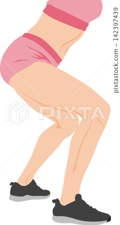 Illustration of a woman on a diet Illustration of a woman on a diet 142397439