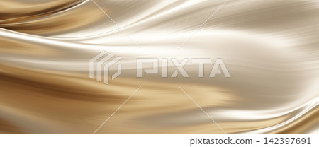 Luxury dusty gold fabric texture background 3D render Luxury dusty gold fabric texture background 3D render 142397691