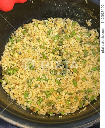 Bokkeumbap, a popular Korean fried rice dish, packed with vegetables, savory seasonings, and often topped with a fried egg. Flavorful and comforting, perfect for any meal of the day. Bokkeumbap, a popular Korean fried rice dish, packed with vegetables, savory seasonings, and often topped with a fried egg. Flavorful and comforting, perfect for any meal of the day. 142398492