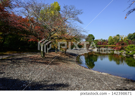 Kyoto Sento Imperial Palace Minamiike autumn leaves Kyoto Sento Imperial Palace Minamiike autumn leaves 142398671