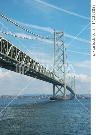 夏天的明石海峽大橋 夏天的明石海峽大橋 142398882