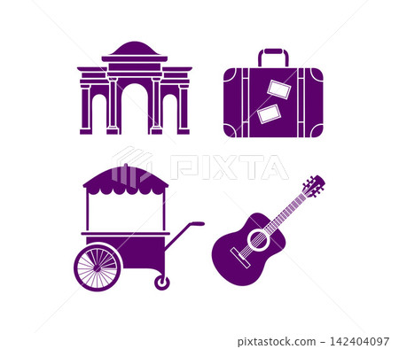 World Tourism Day Travel Concepts Vector Illustration World Tourism Day Travel Concepts Vector Illustration 142404097