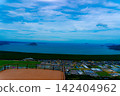 從山頂可以俯瞰蔚藍的大海和島嶼全景。 142404962