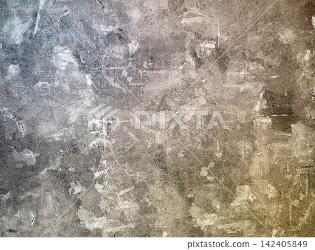 Weathered concrete wall texture featuring a distressed surface with scratches and mottled patterns in shades of grey, beige, and brown. Industrial vintage background for design and architecture. Weathered concrete wall texture featuring a distressed surface with scratches and mottled patterns in shades of grey, beige, and brown. Industrial vintage background for design and architecture. 142405849