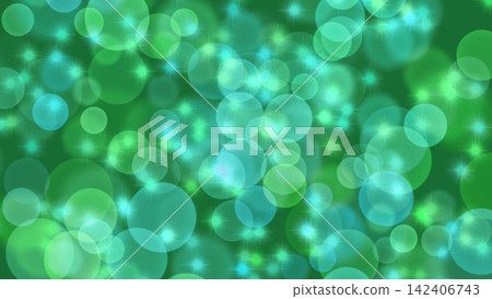 A holiday-themed illustration with a vibrant blue-green bokeh background. A holiday-themed illustration with a vibrant blue-green bokeh background. 142406743