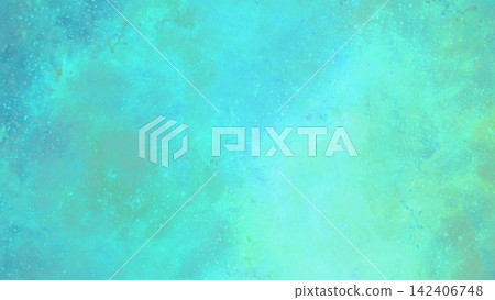 以淺藍色抽像水彩漸層為背景的插圖。 142406748