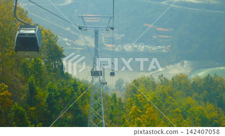 a power station in the mountains 142407058