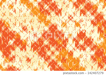 Fragmented glitch pattern with layered stripes and squares. The grunge overlay gives a raw finish. Suitable for modern visuals. 142407279