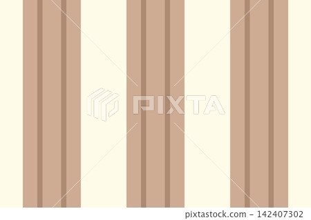 Vertical bands create a dining stripe design with printed fabric character and a steady visual cadence. Light and orange coloring gives the seamless pattern stylish background appeal. Vertical bands create a dining stripe design with printed fabric character and a steady visual cadence. Light and orange coloring gives the seamless pattern stylish background appeal. 142407302