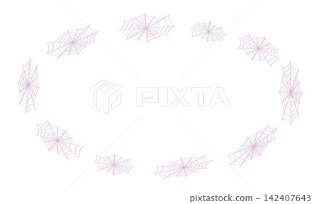 Spiderweb ring frame (pink) 142407643