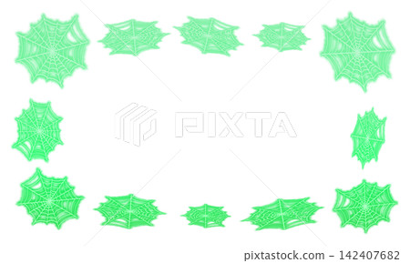 Flame spiderweb frame (green) Flame spiderweb frame (green) 142407682