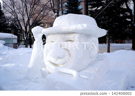 A scene from the Odori Park venue of the Sapporo Snow Festival. A scene from the Odori Park venue of the Sapporo Snow Festival. 142408002