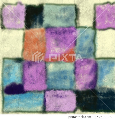 Hand-drawn colorful patchwork-style background material Hand-drawn colorful patchwork-style background material 142409080
