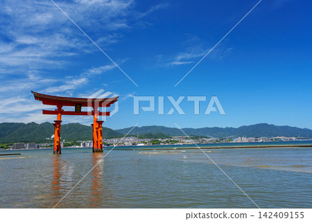 Torii漂浮在海中 Torii漂浮在海中 142409155